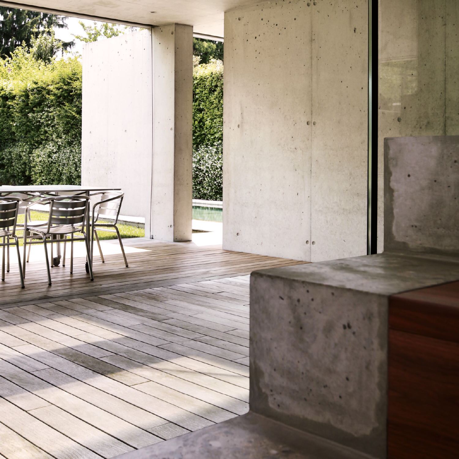 Italian Concrete Finish Plaster outdoor